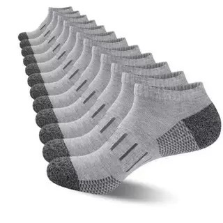 Ankle Sock Low Cut - Herensokken met demping, ademende lage sportsokken