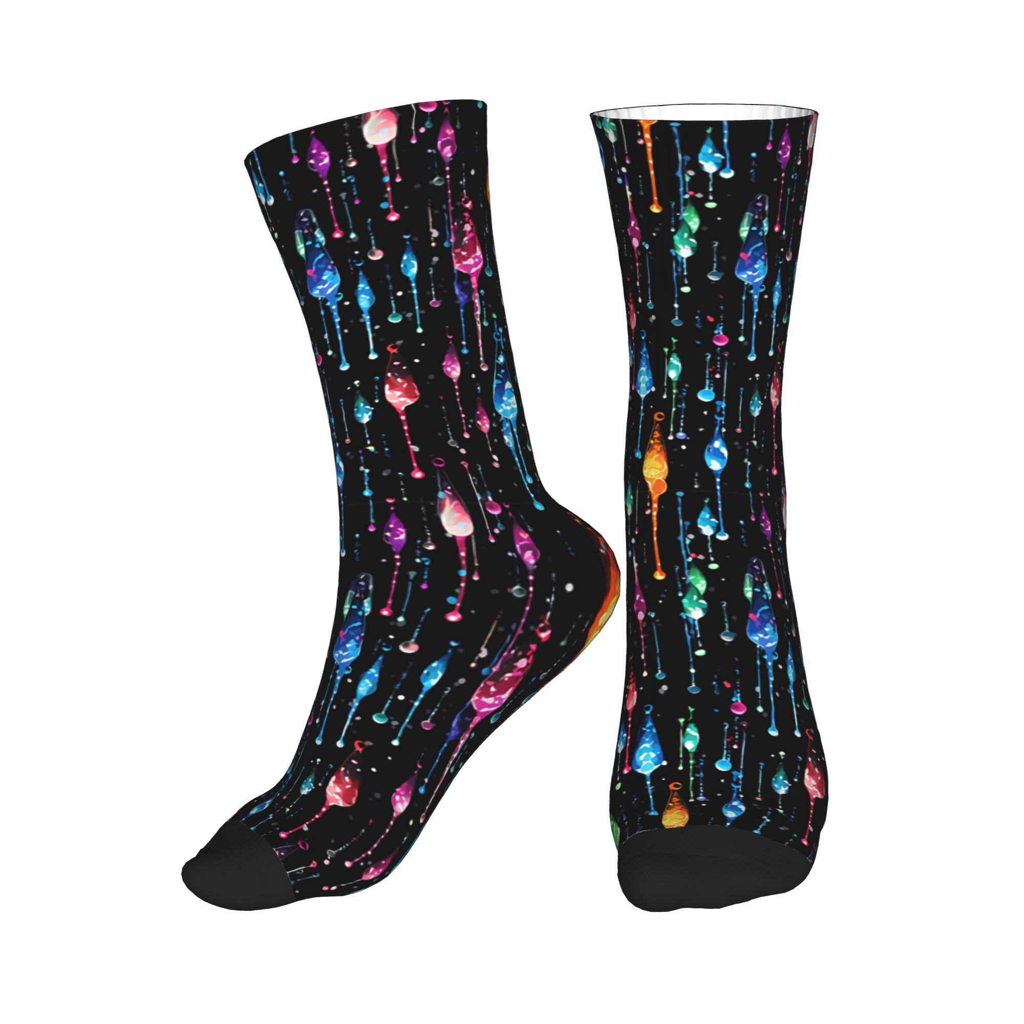 Dripping Rainbow Liquid Patter - Dress Sock Men recensie en prijs
